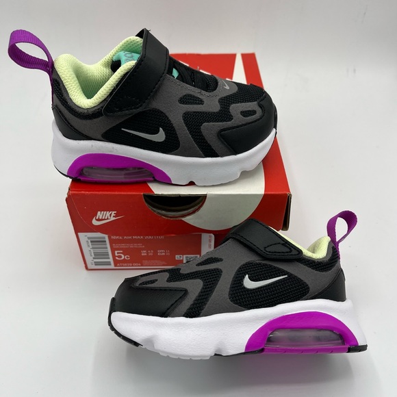Nike Other - Nike Air Max 200
Size 5c Toddler
Brand New/Never Worn
Black/Grey/Pink